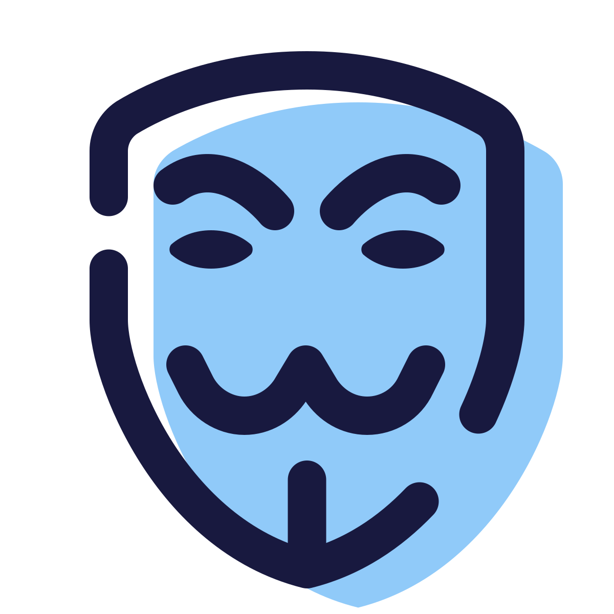 pulsar color style anonymous mask icon