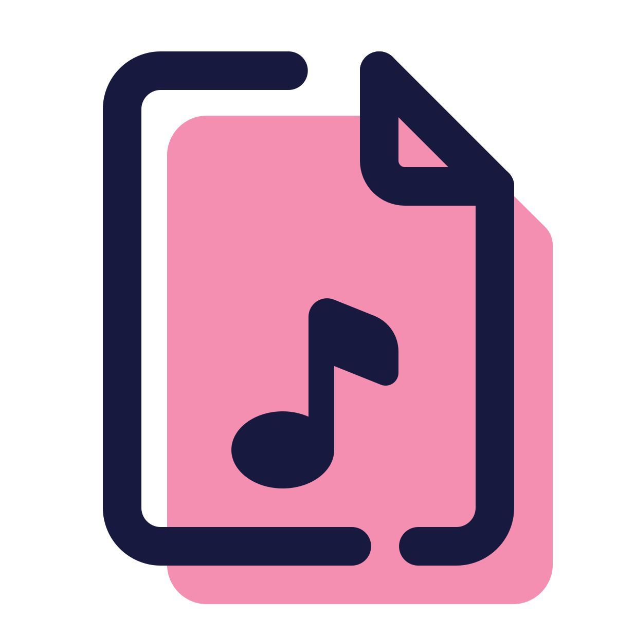 pulsar color style 오디오 파일 icon