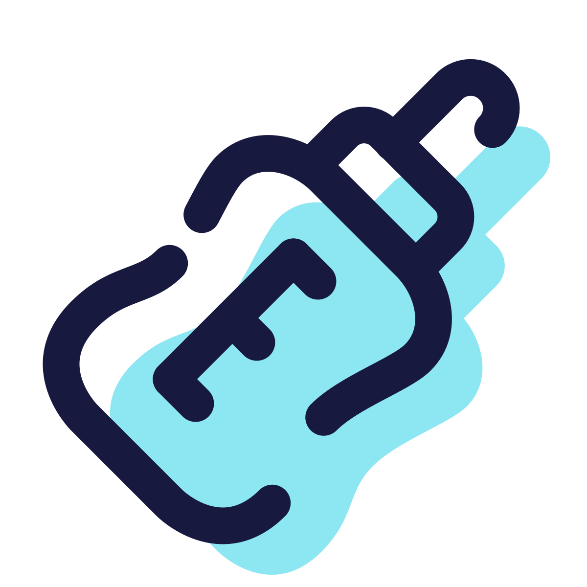 pulsar color style baby bottle icon