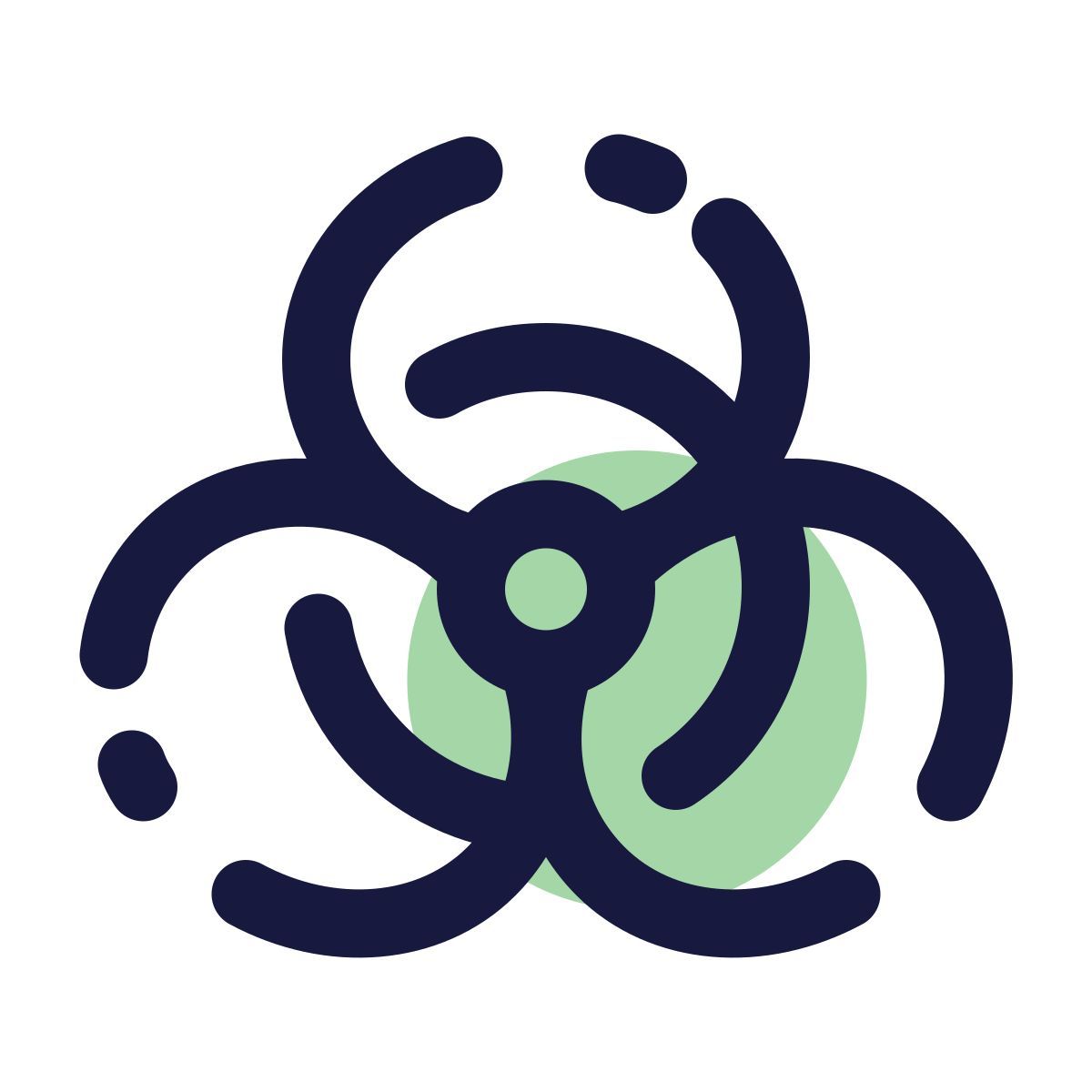 pulsar color style risco biológico icon