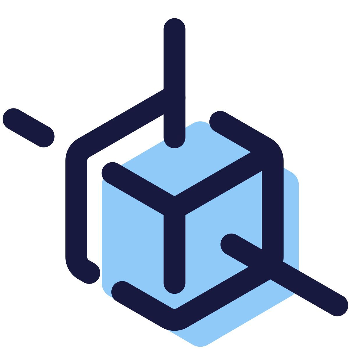 pulsar color style nodo blockchain icon