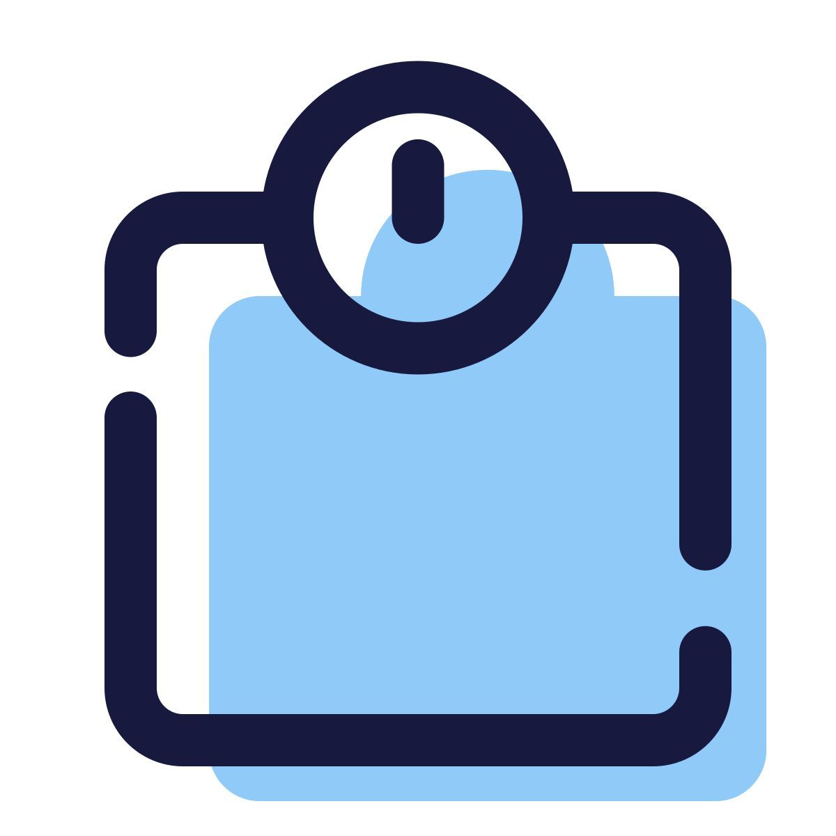 pulsar color style 체중계 icon