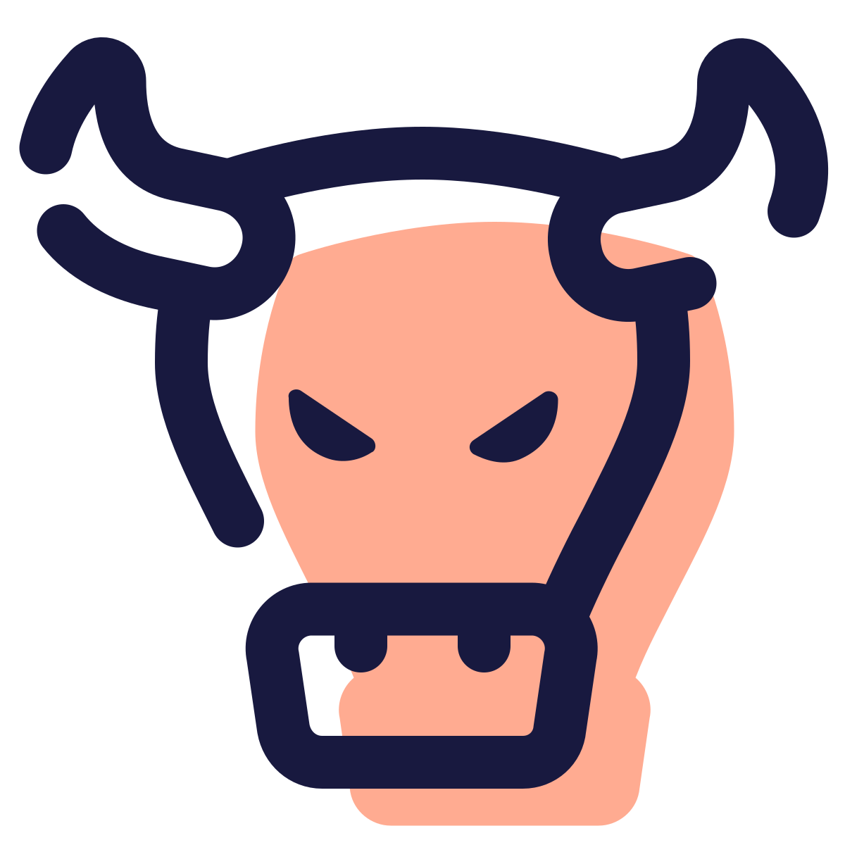pulsar color style bull icon