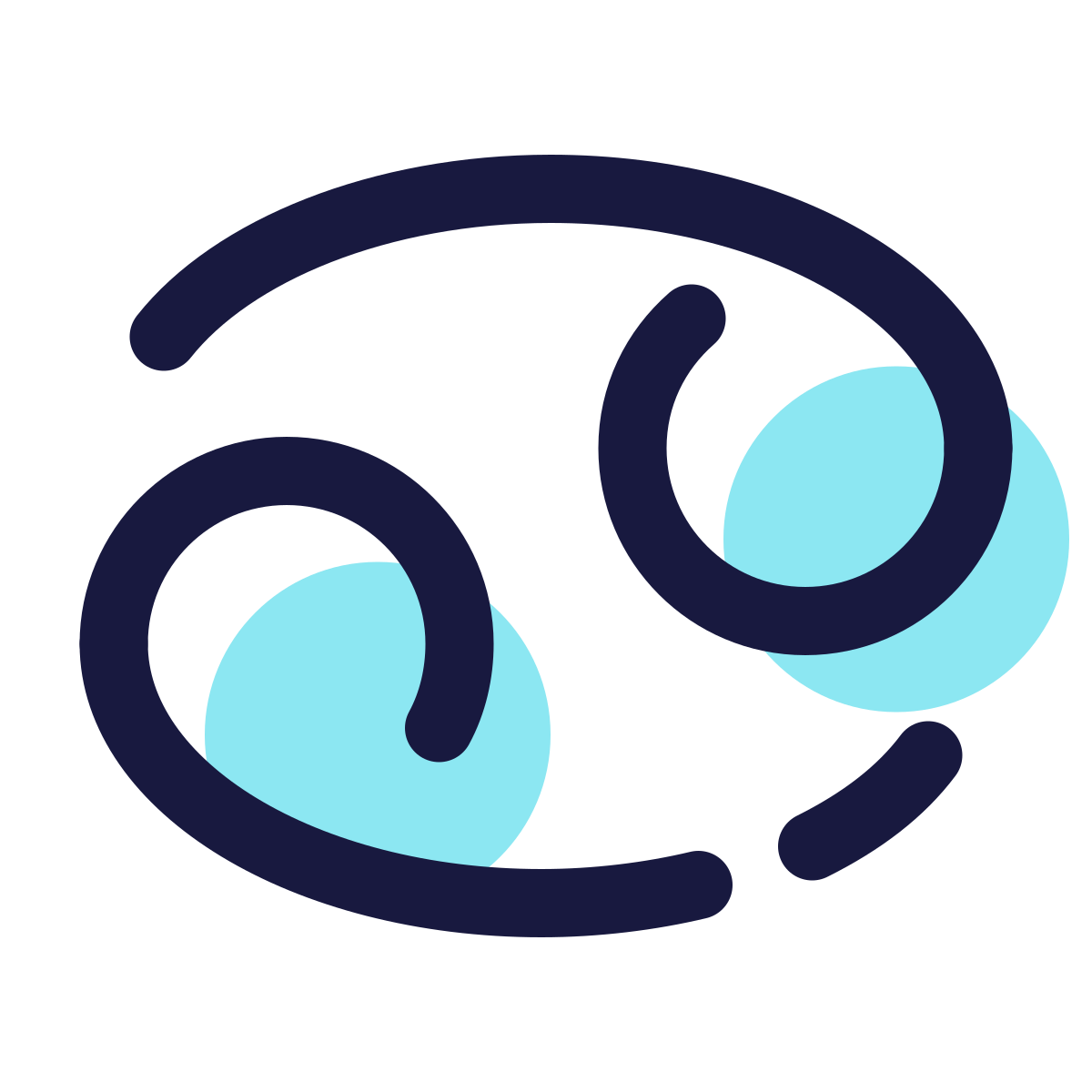 pulsar color style cancer icon