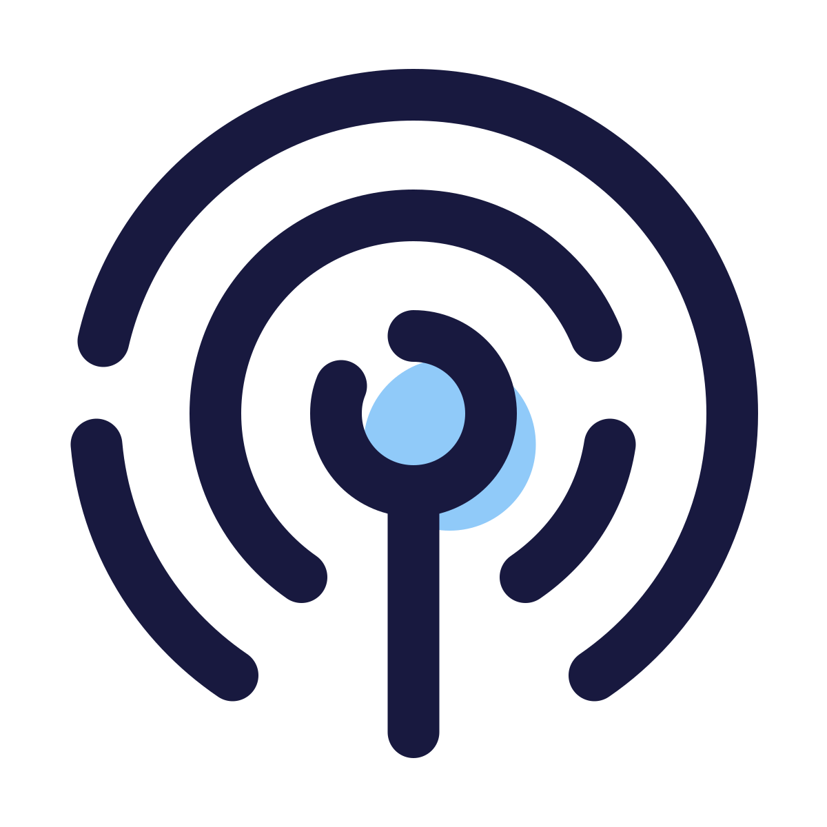 pulsar color style cellular network icon