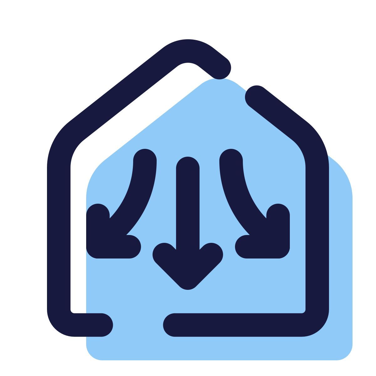 pulsar color style central air conditioning icon