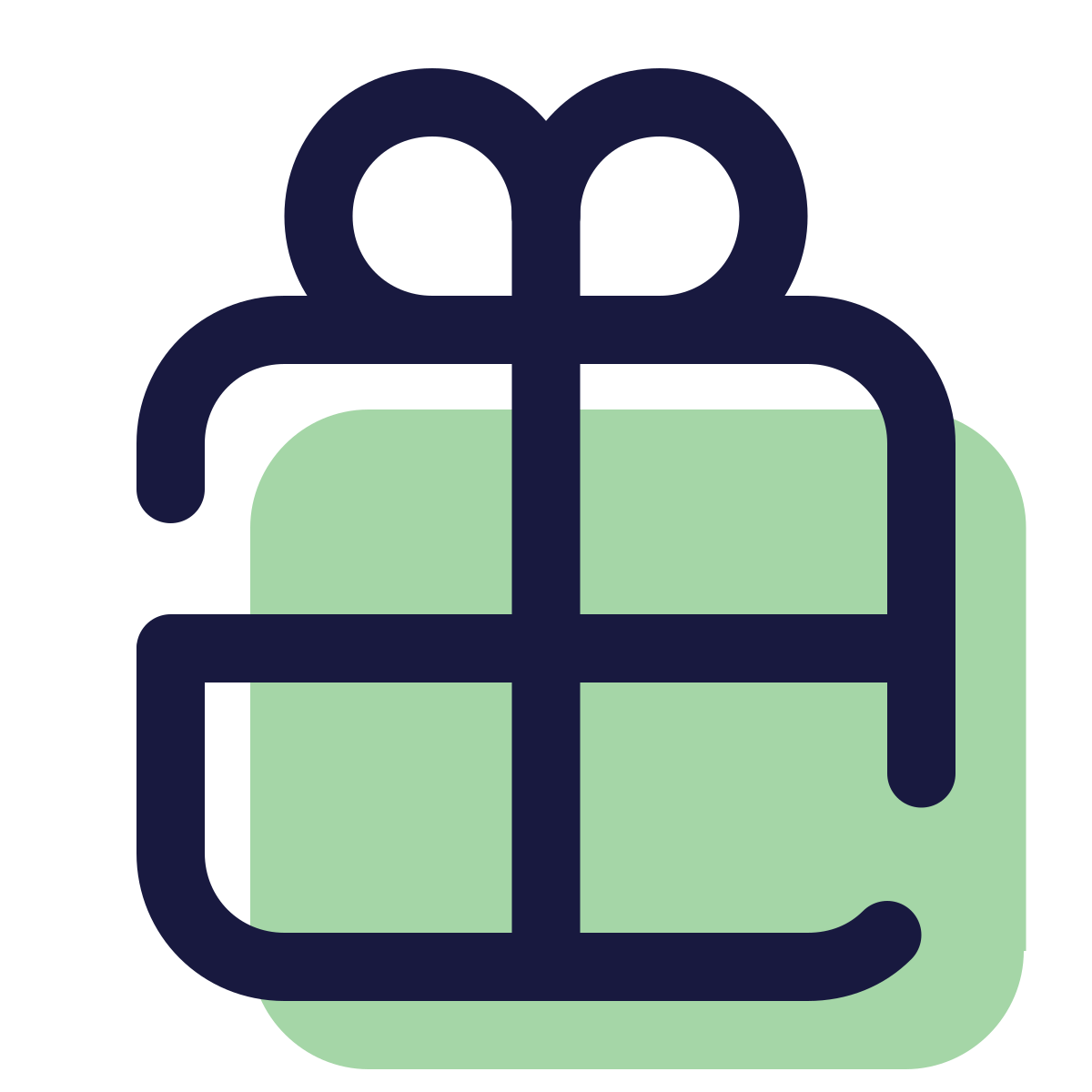 pulsar color style christmas gift icon