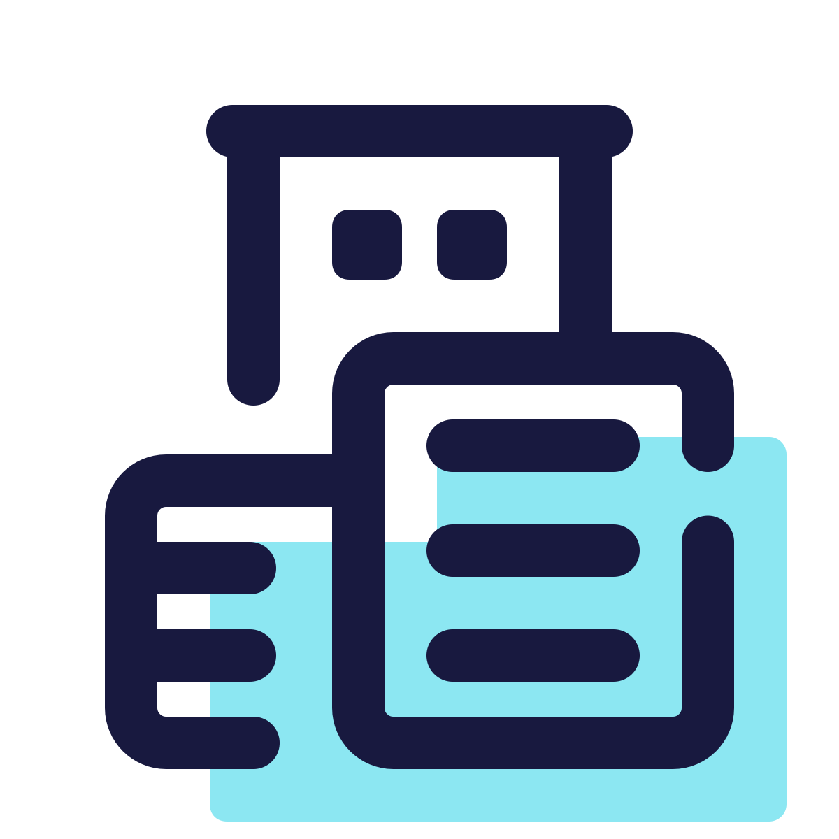 pulsar color style city buildings icon