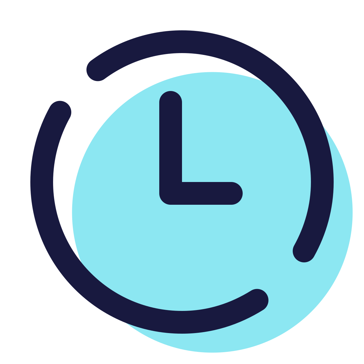 pulsar color style clock icon