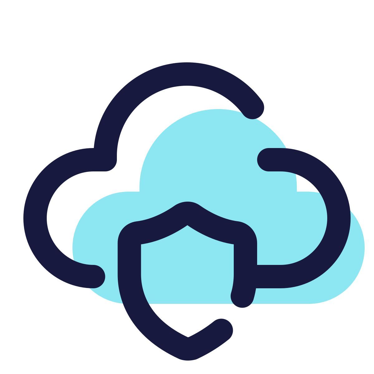 pulsar color style cloud firewall icon