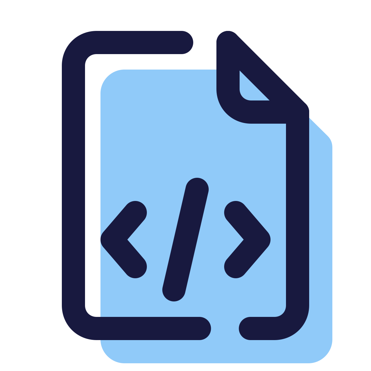 pulsar color style code file icon