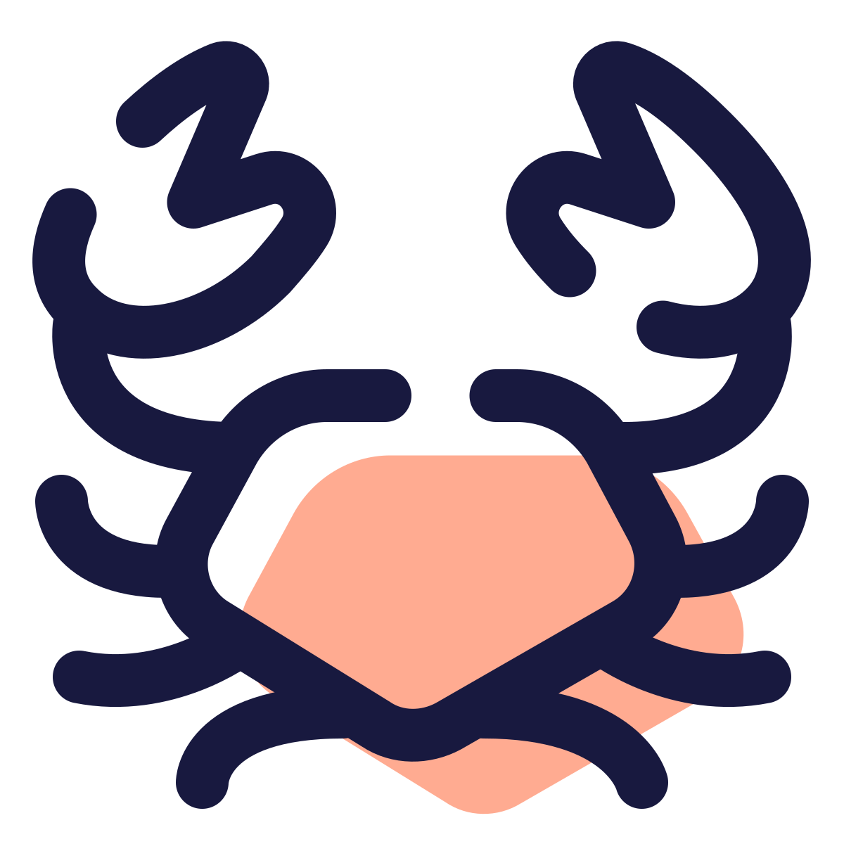 pulsar color style crab icon