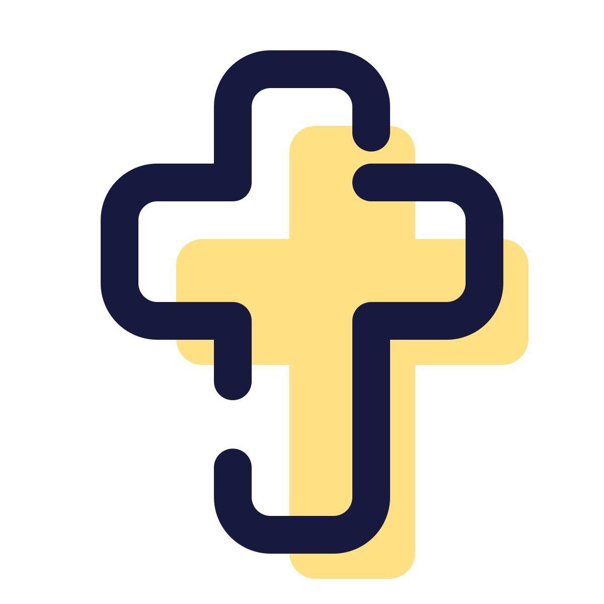 pulsar color style 십자가 icon