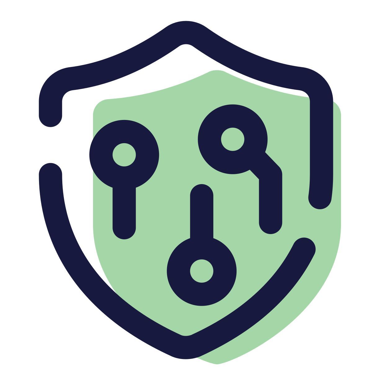 pulsar color style sécurité des crypto monnaies icon