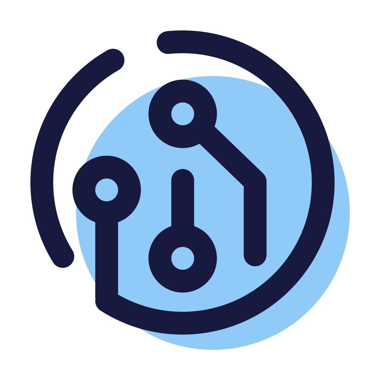 pulsar color style kryptowährung icon