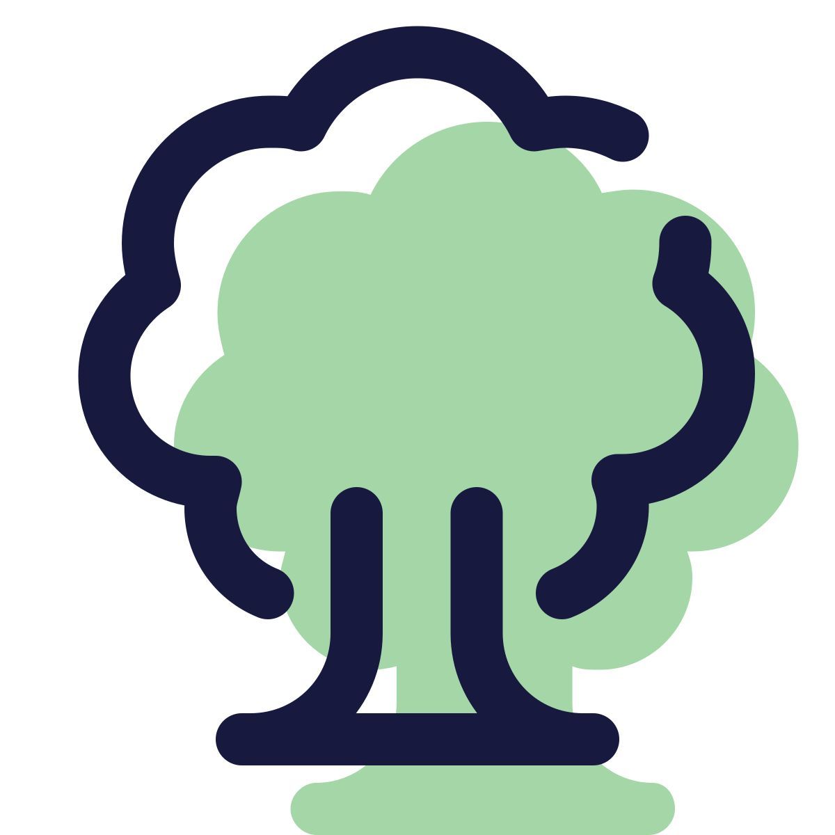 pulsar color style 낙 엽 나무 icon