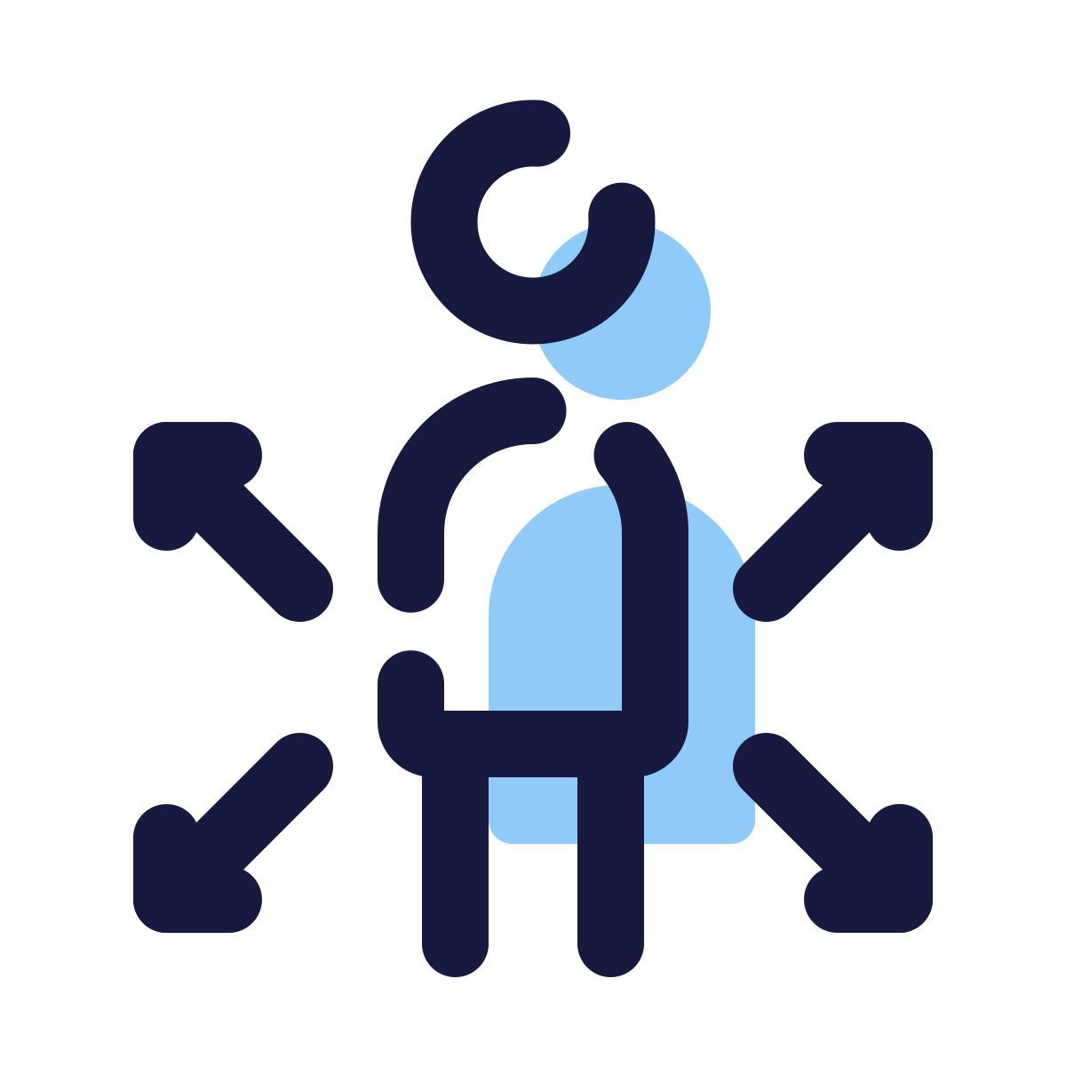 pulsar color style tomando uma decisão icon