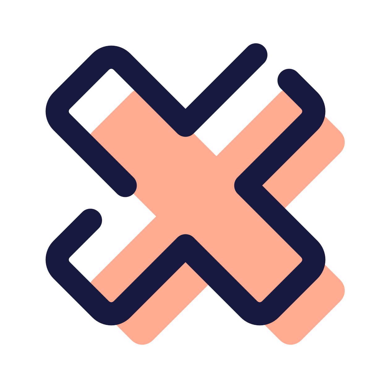 pulsar color style delete sign icon