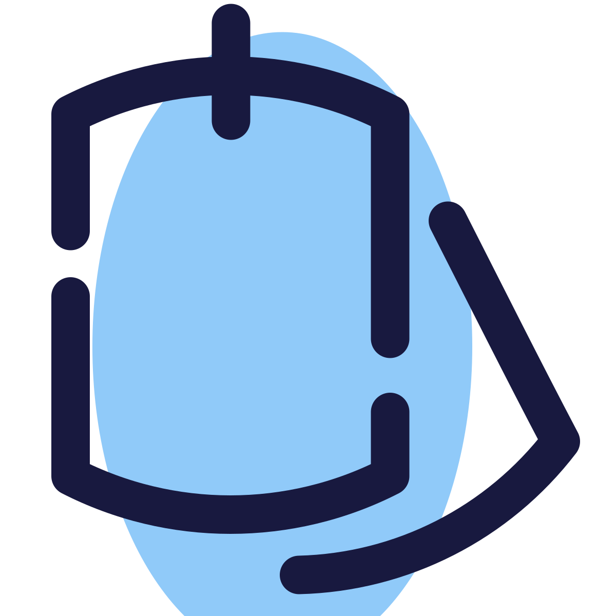 pulsar color style dog tag icon