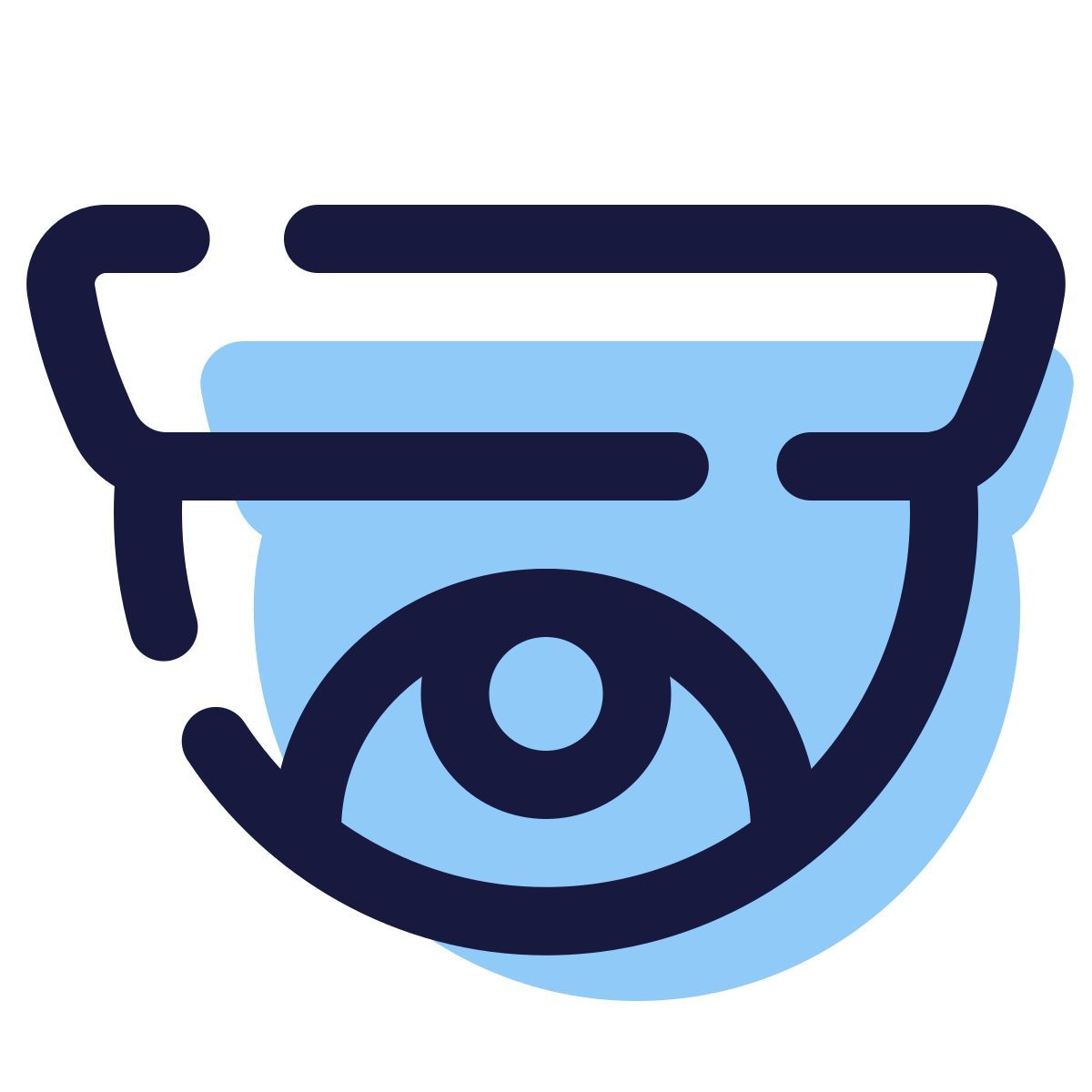 pulsar color style dome camera icon