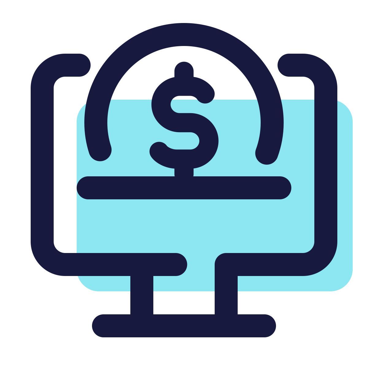 pulsar color style comercio electrónico icon