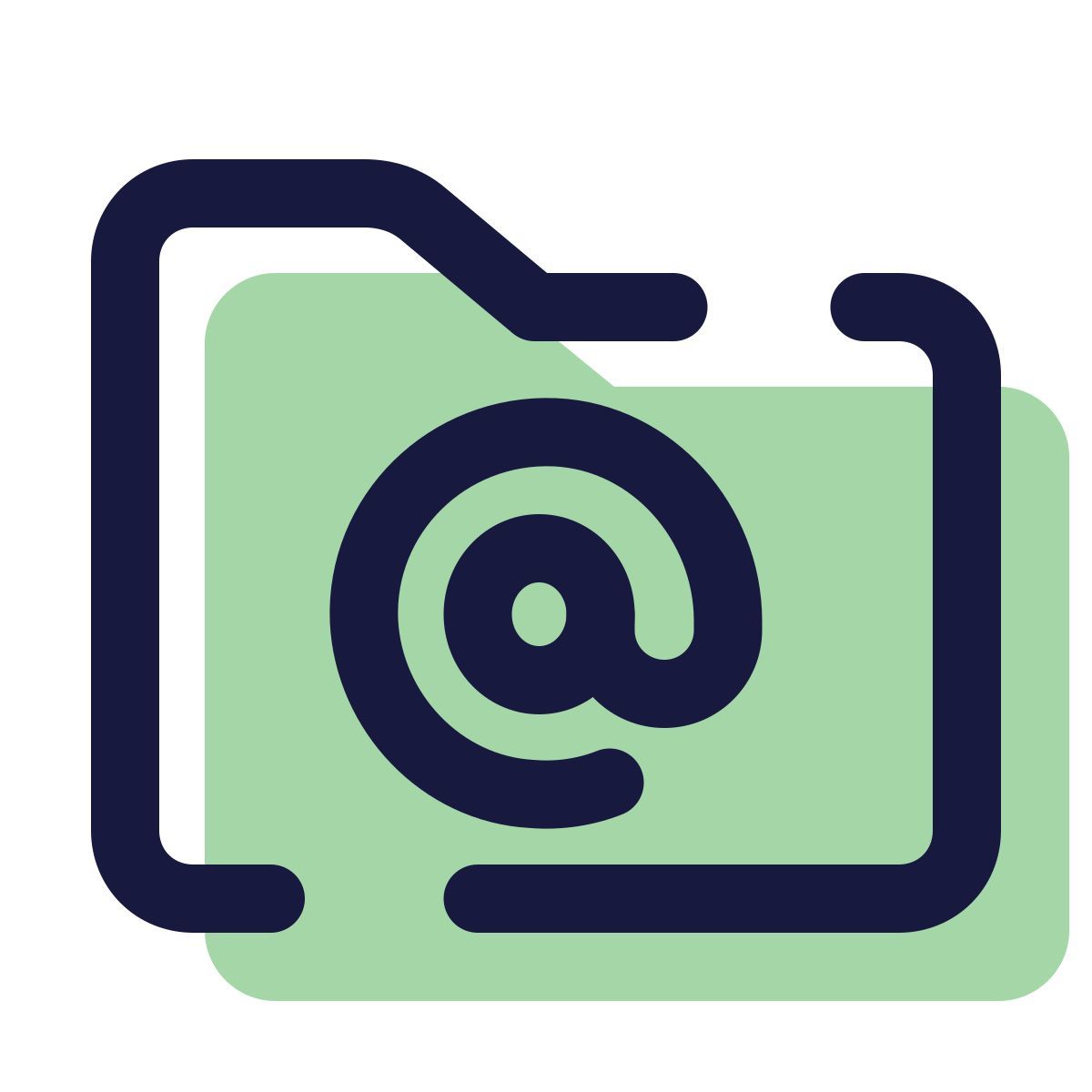 pulsar color style e mail folder icon