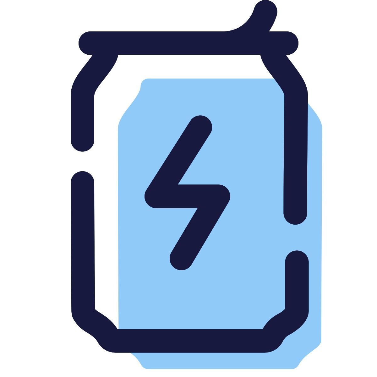 pulsar color style boisson énergisante icon