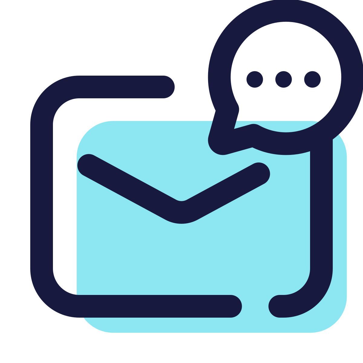 pulsar color style pontos de envelope icon