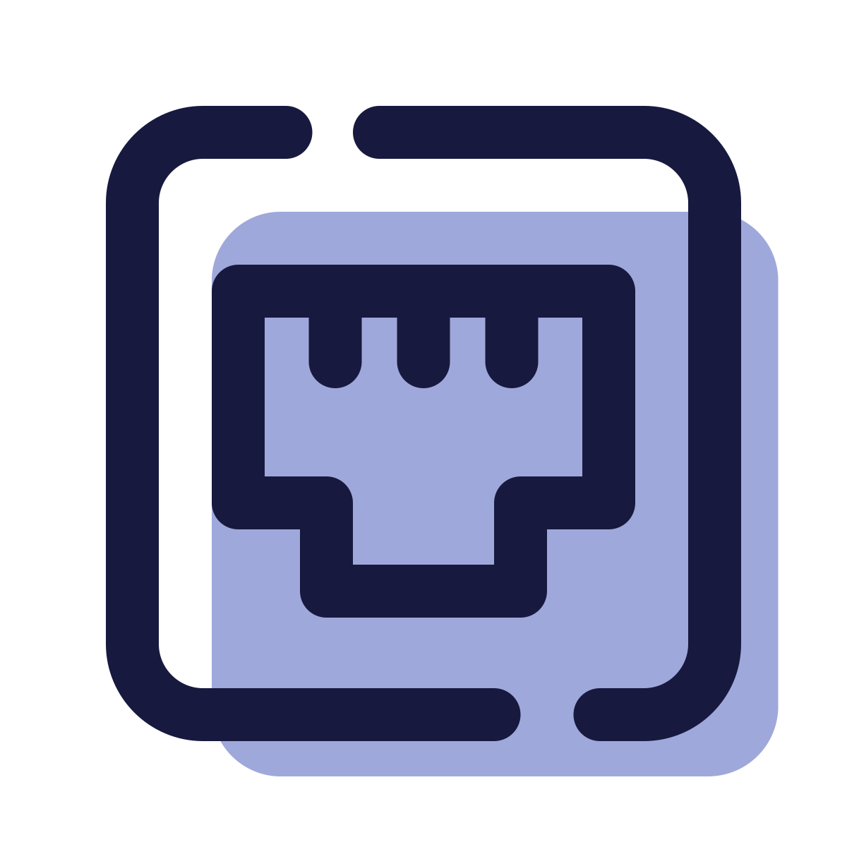 pulsar color style ethernet on icon