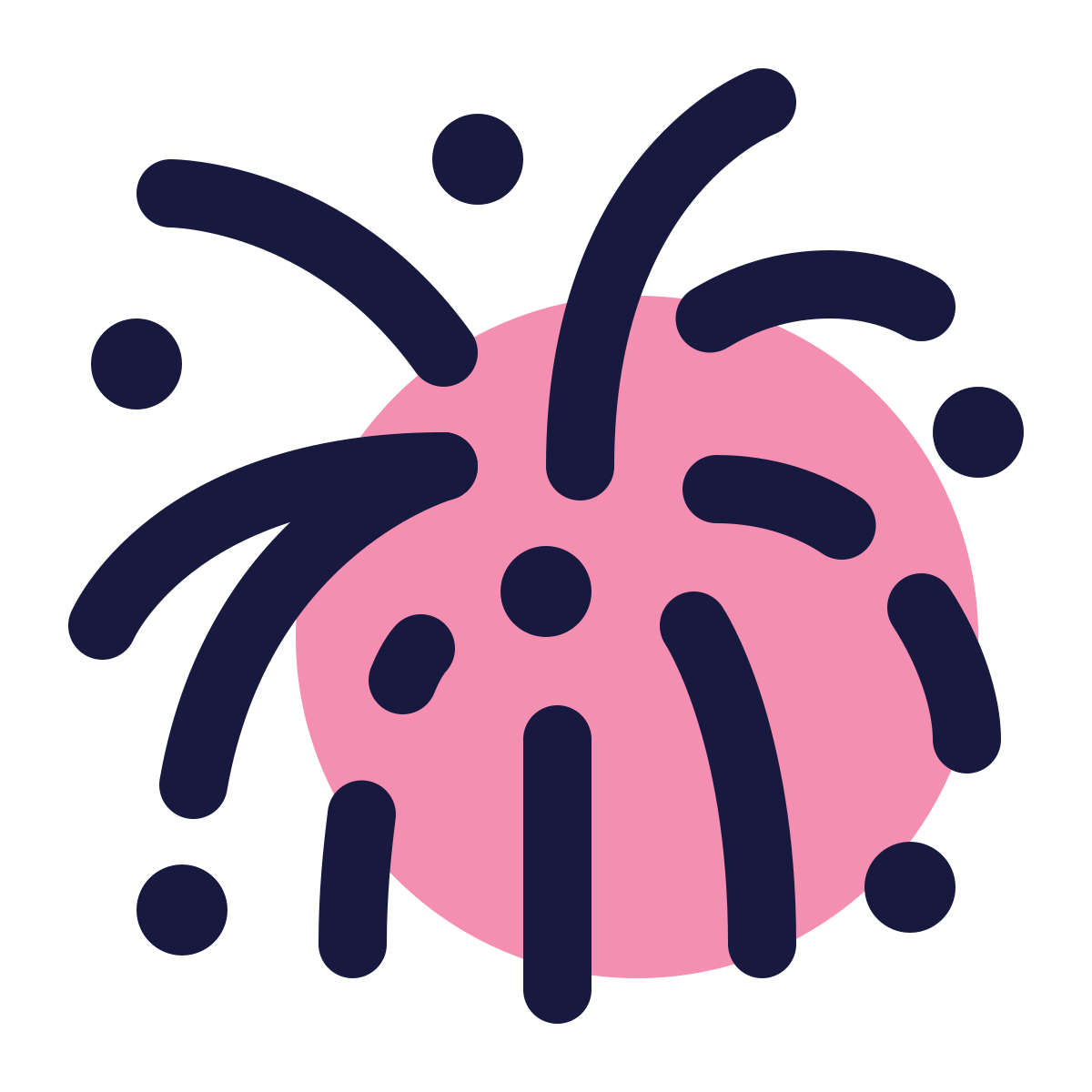 pulsar color style firework explosion icon
