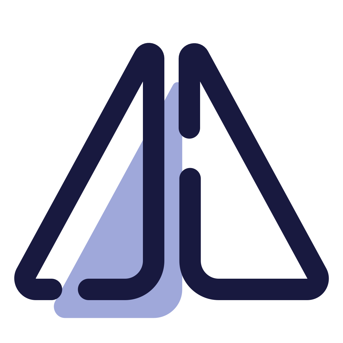 pulsar color style flip vertical icon