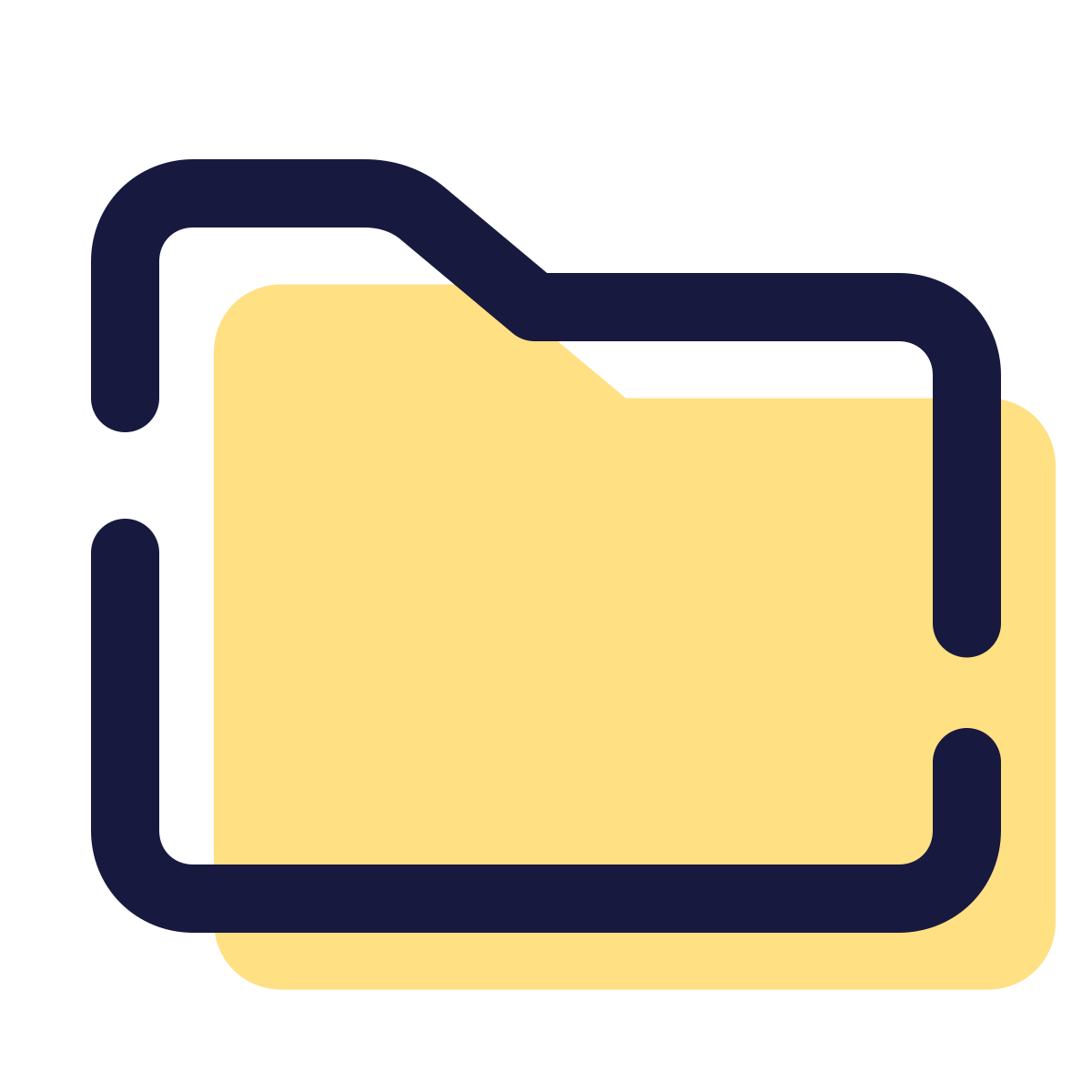 pulsar color style folder invoices icon
