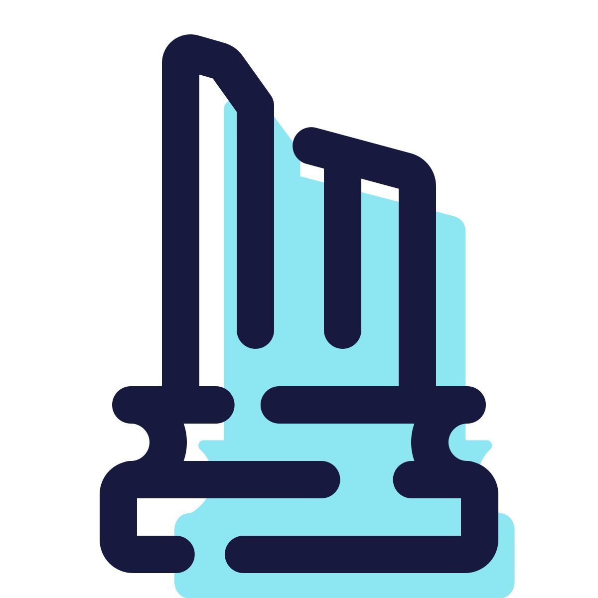 pulsar color style base de colonne grecque icon