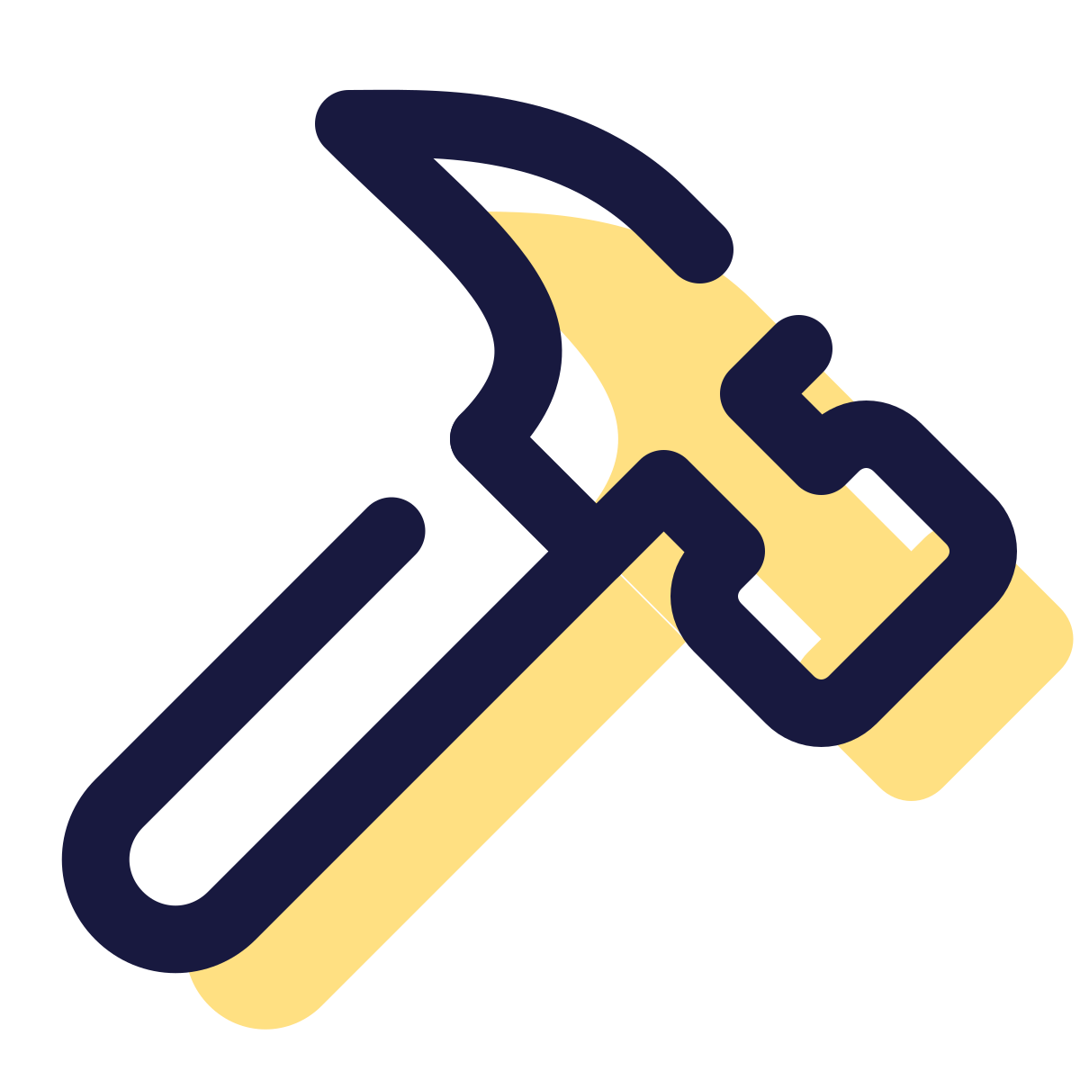 pulsar color style hammer icon