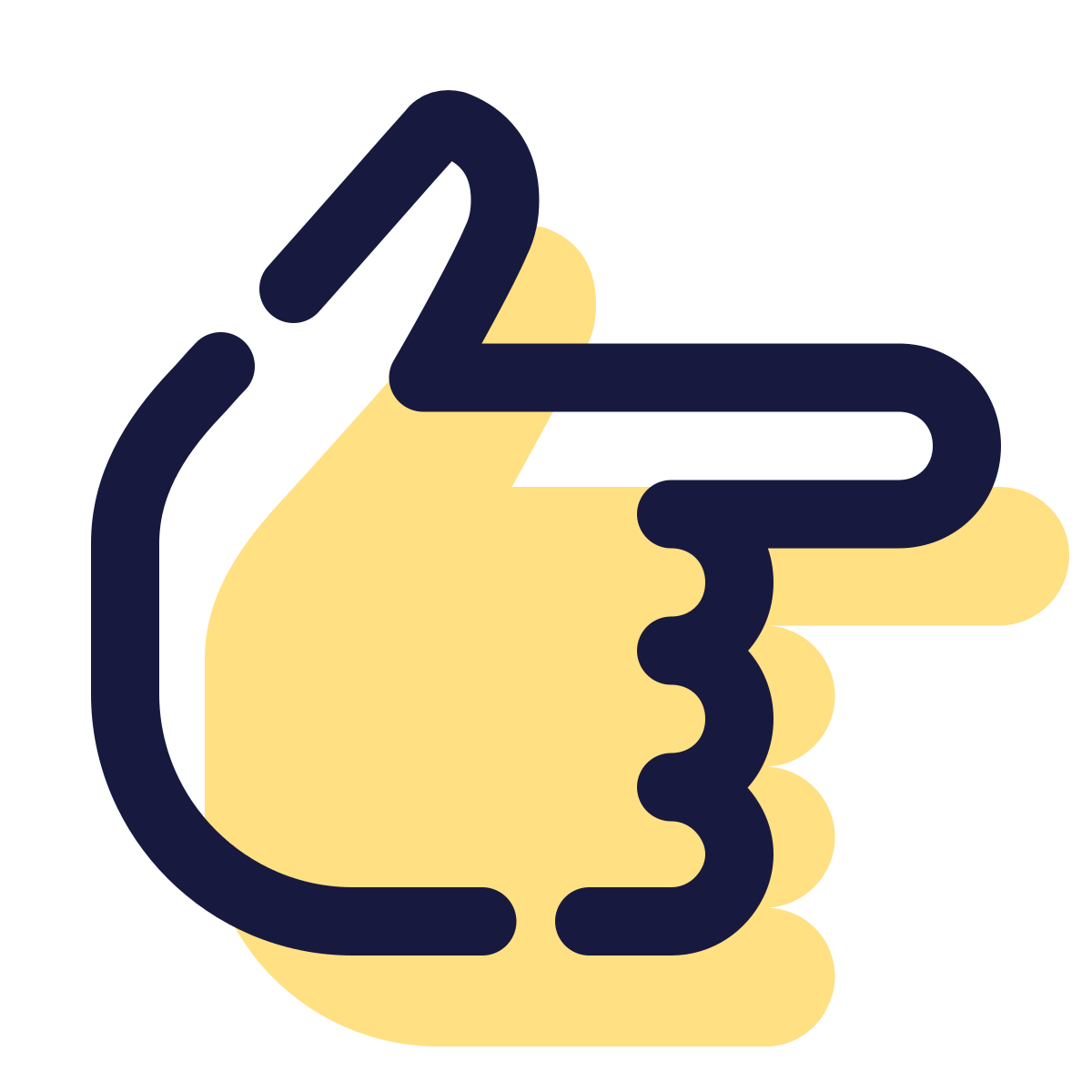 pulsar color style hand right icon