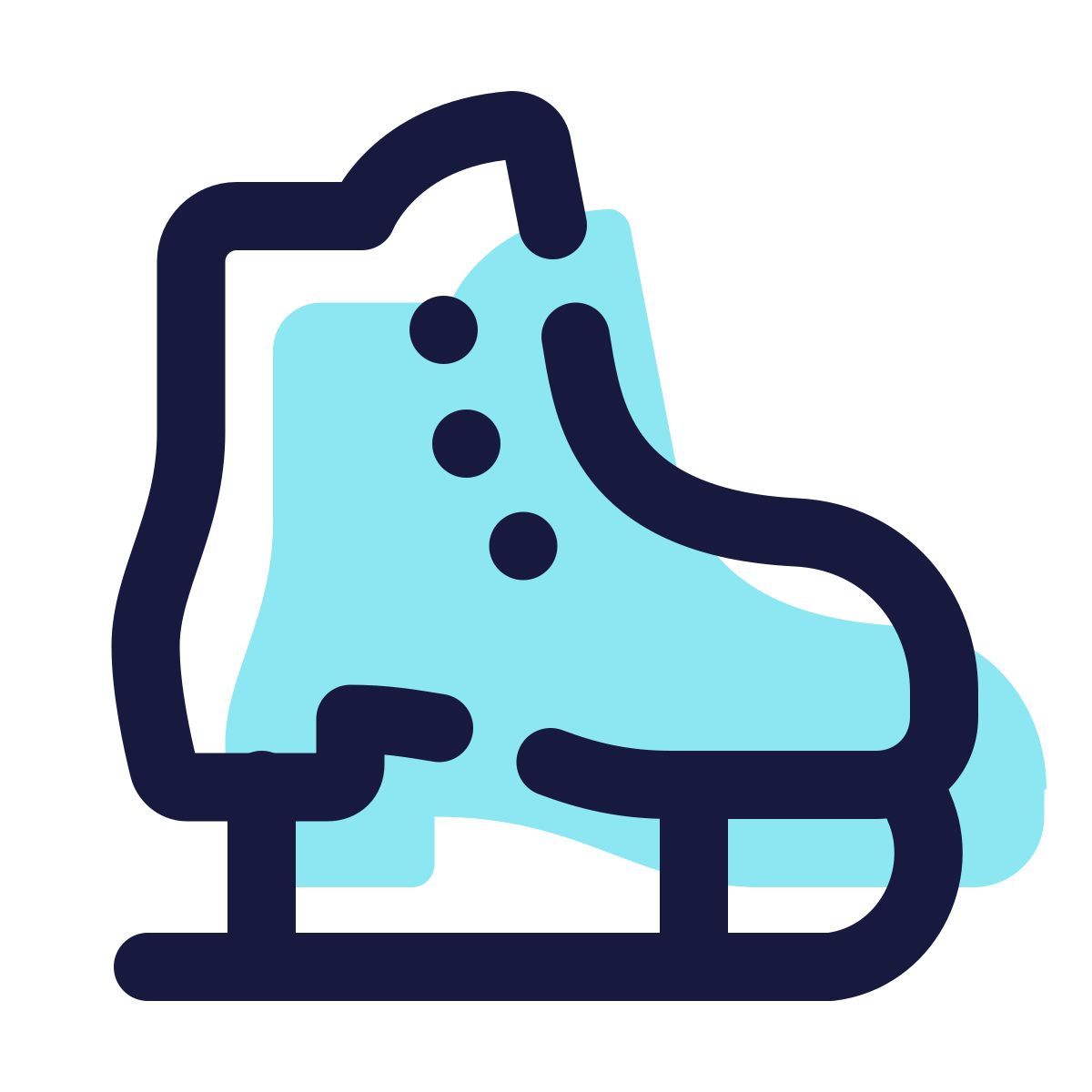 pulsar color style pattinaggio sul ghiaccio icon