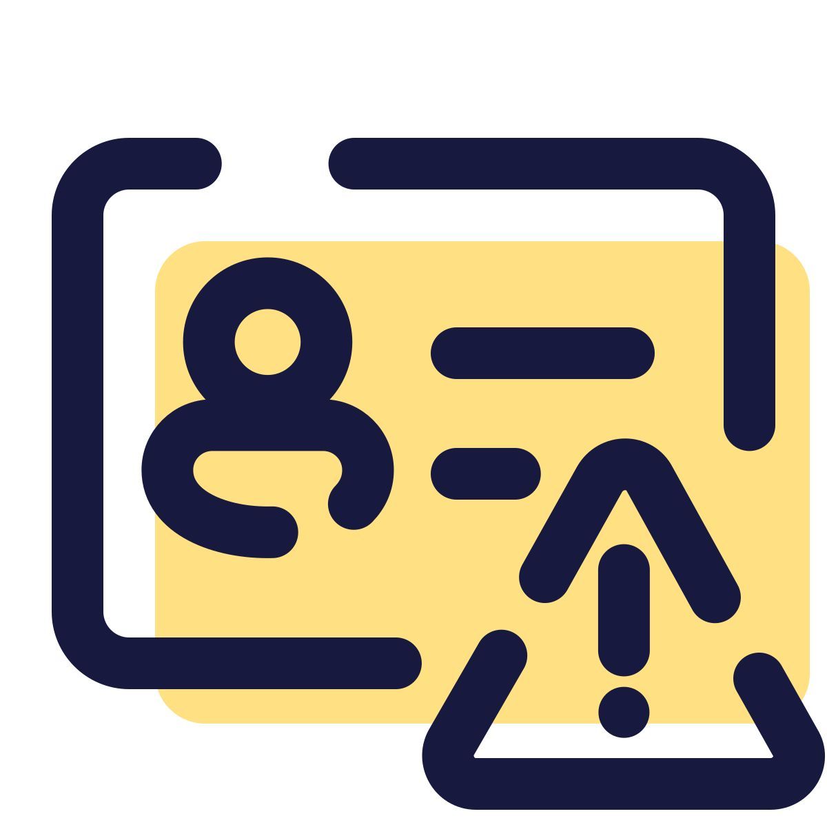 pulsar color style errore nell&#39;identificazione dei documenti icon