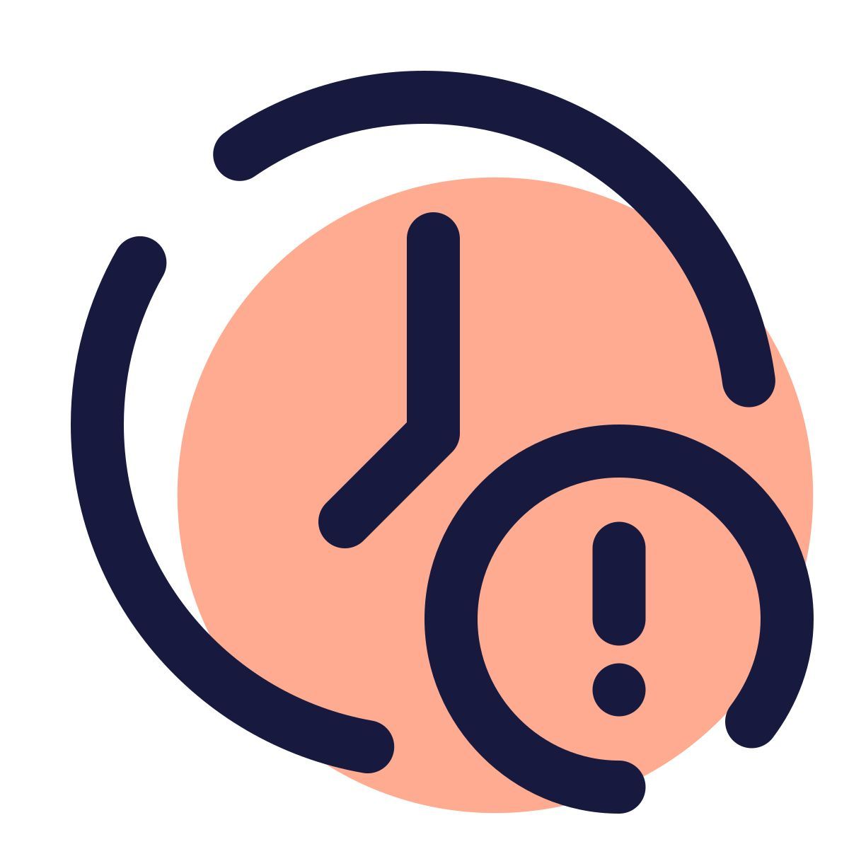 pulsar color style important time icon