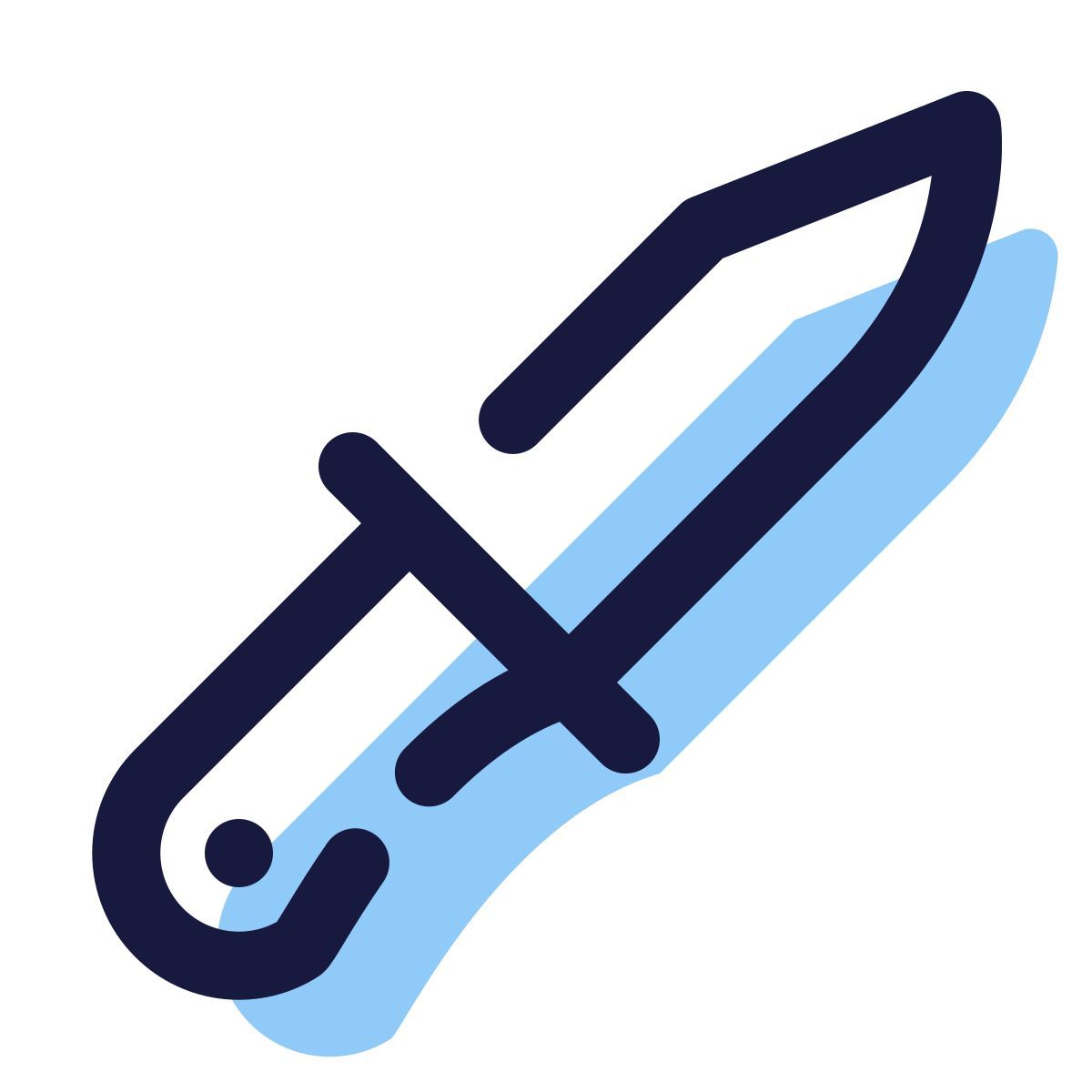 pulsar color style army knife icon