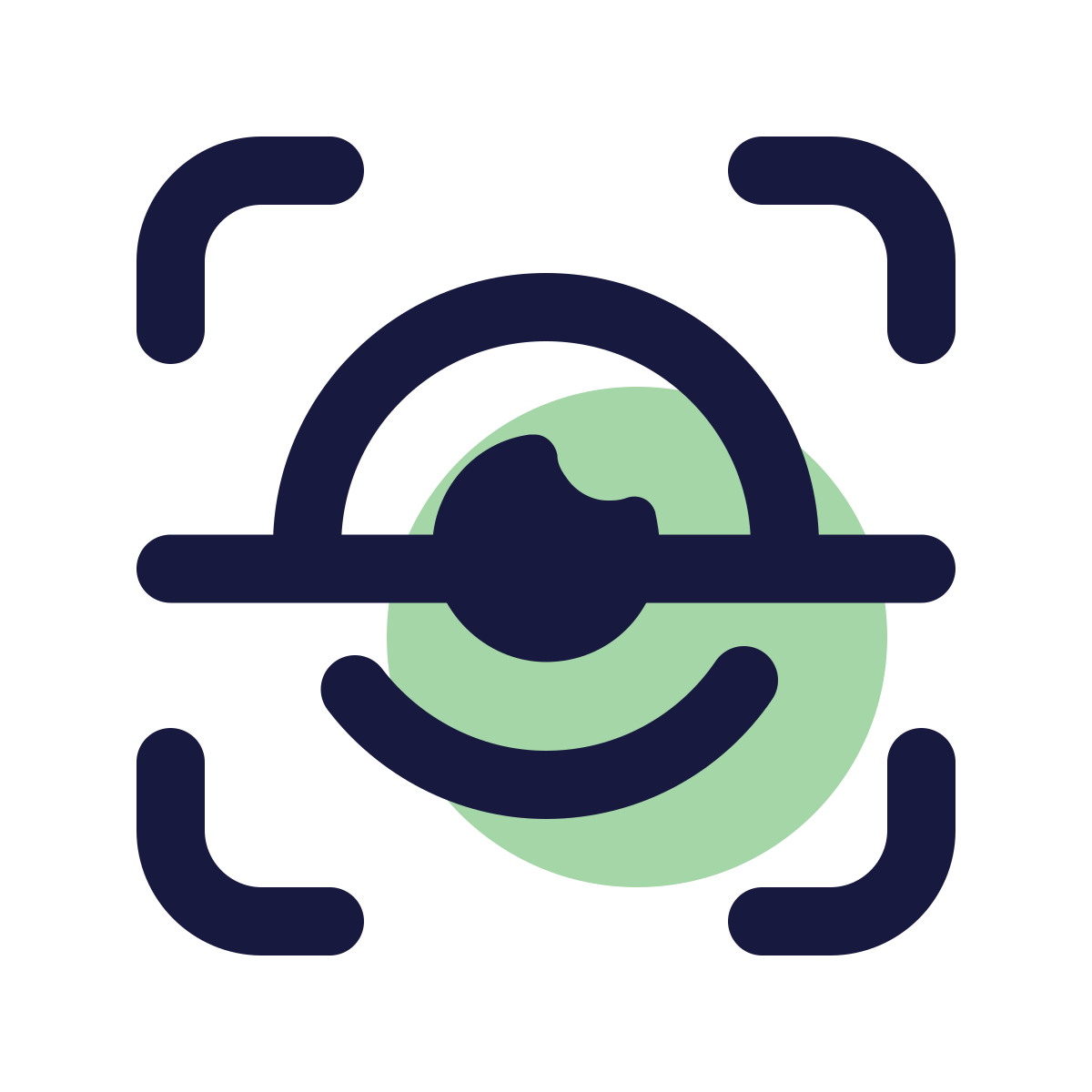 pulsar color style iris scan icon