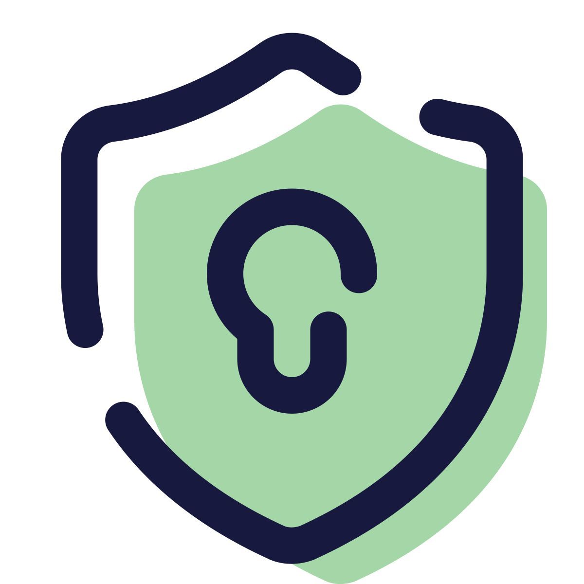 pulsar color style security lock icon