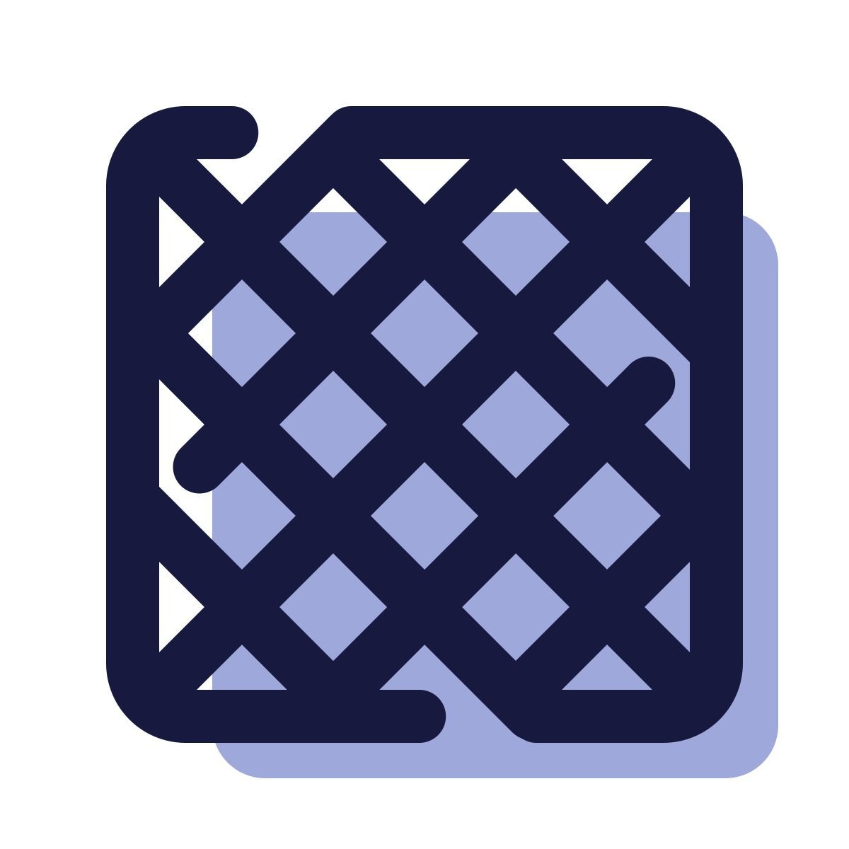 pulsar color style patrón de celosía icon