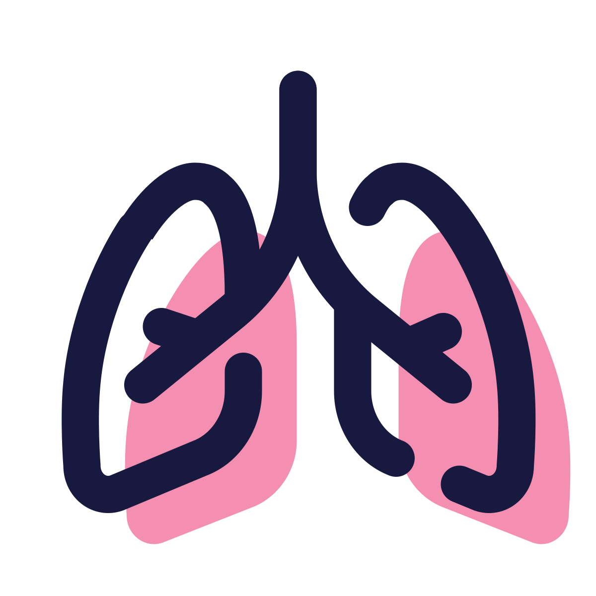 pulsar color style lungs icon