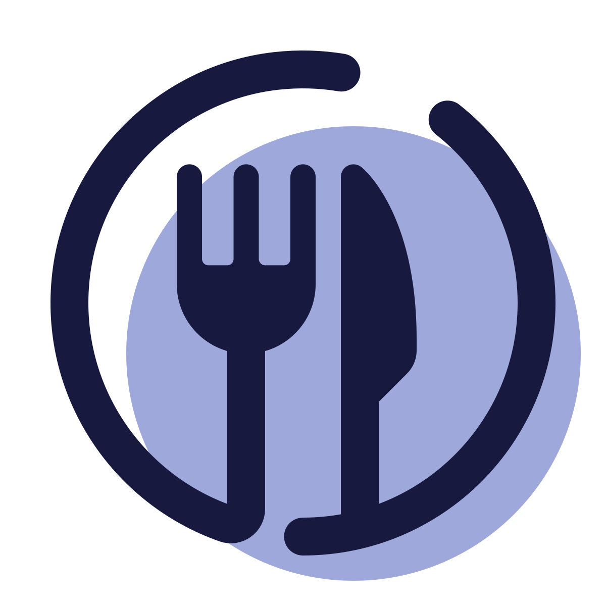 pulsar color style meal icon