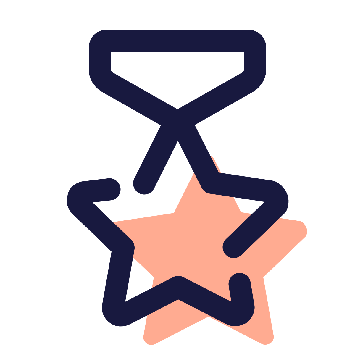 pulsar color style medal icon