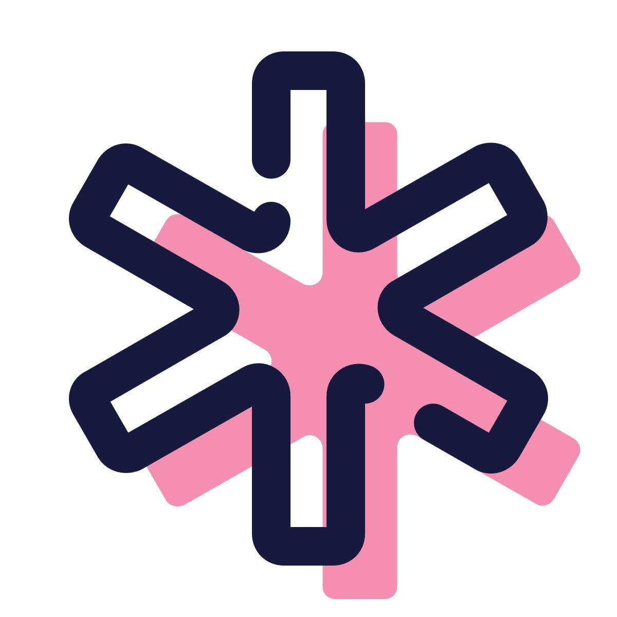 pulsar color style medizinische id icon