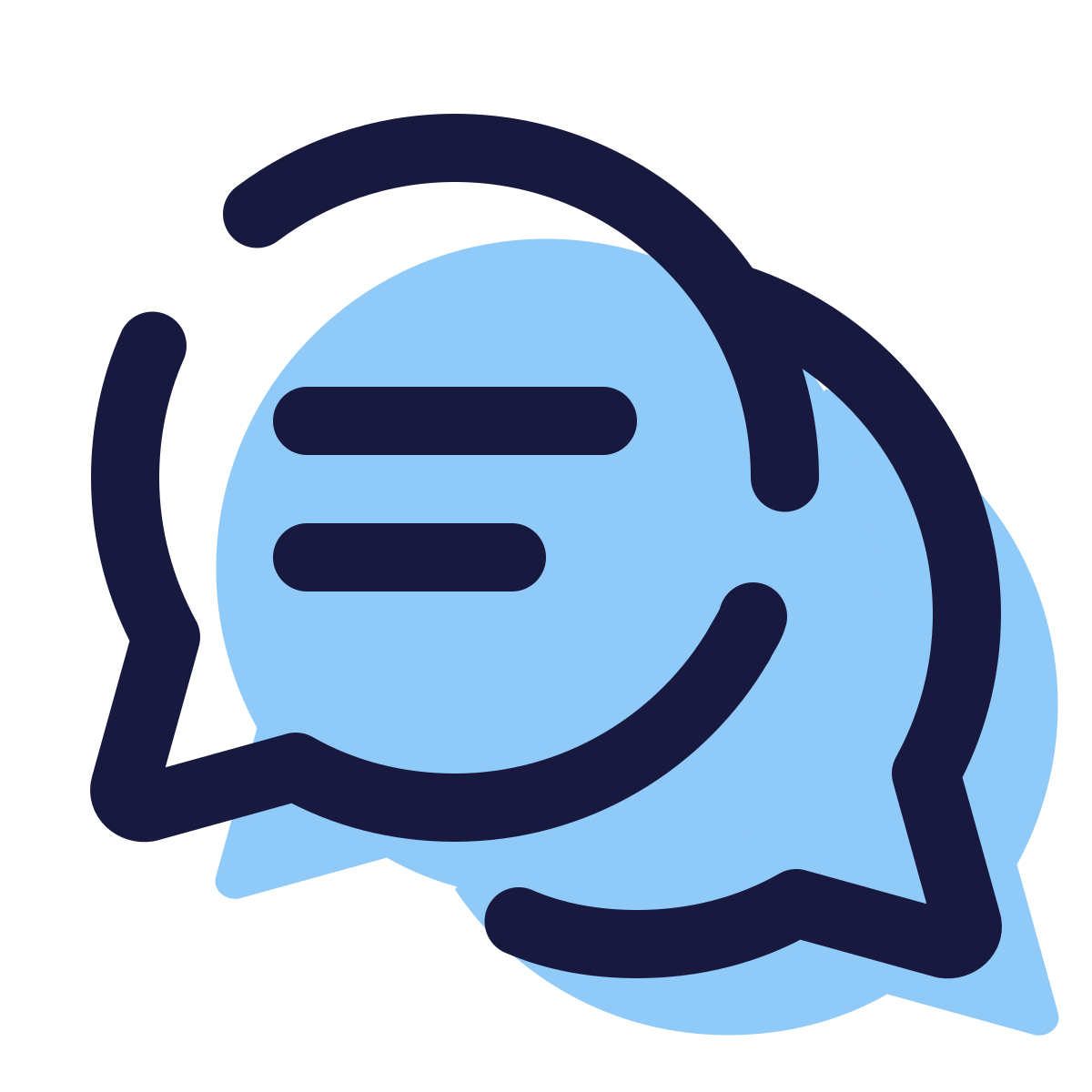 pulsar color style messaging  icon