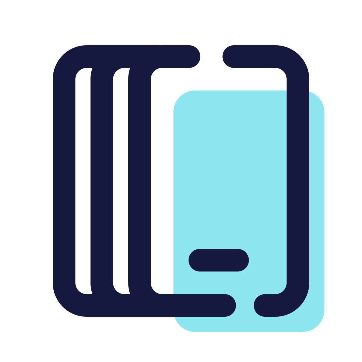 pulsar color style vários smartphones icon