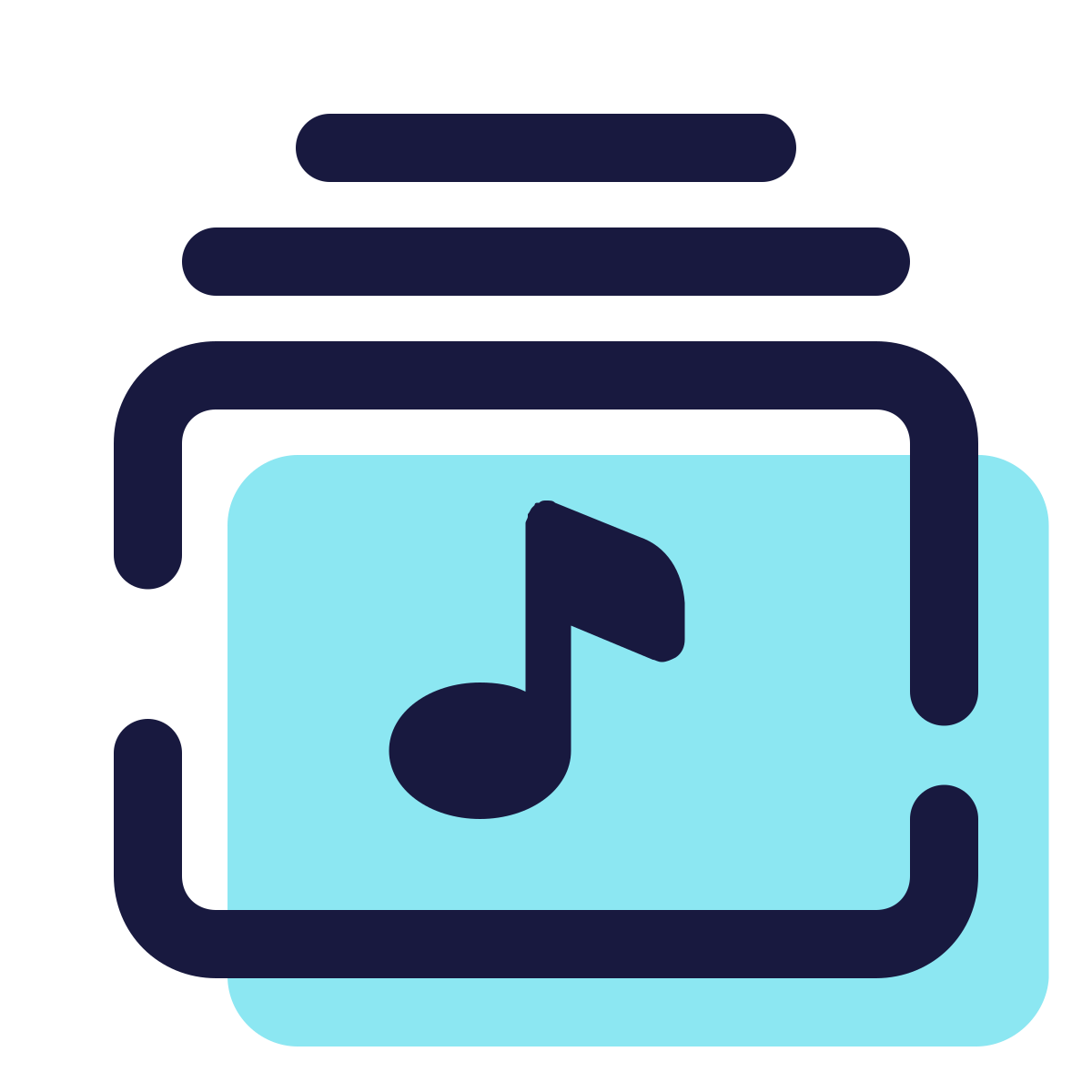 pulsar color style music library icon
