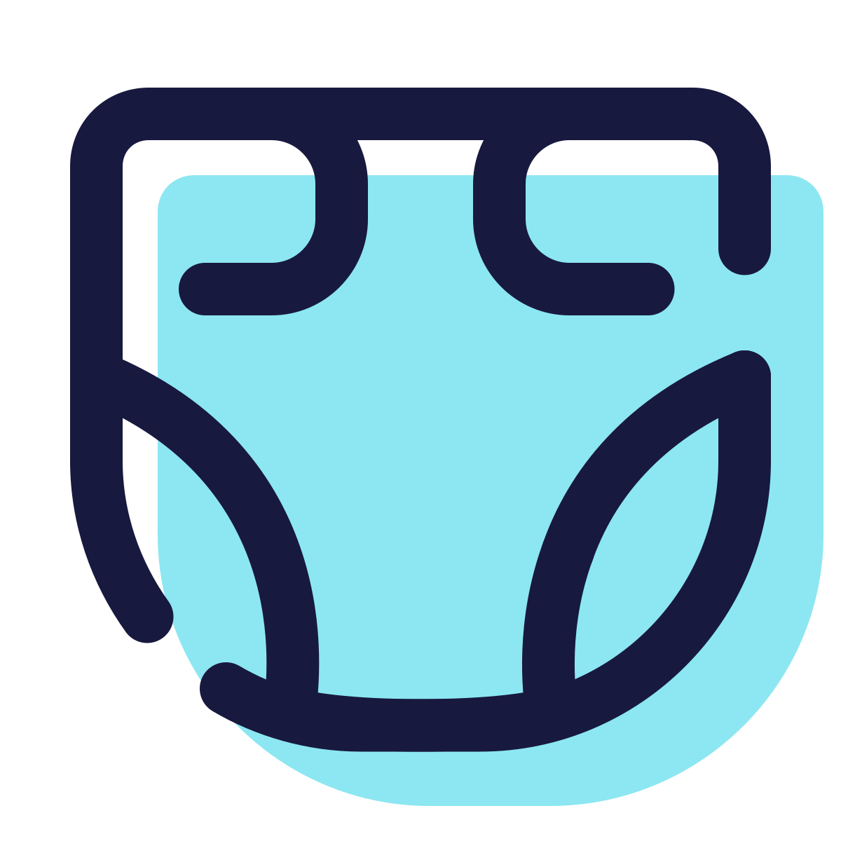 pulsar color style nappy icon